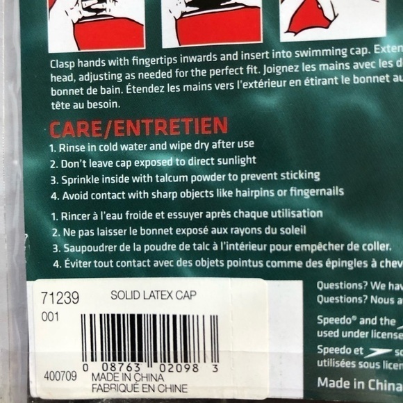 SPEEDO Swim Cap - Picture 3 of 4